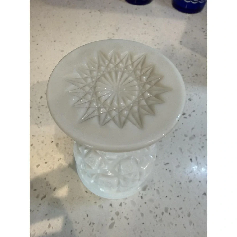 Westmoreland Old Quilt Milk Glass 5 1/2